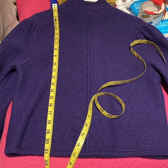 GEIGER Vintage Tyrol jacket. 100% deep plum boiled wool! BEAUTIFUL!!! - Picture 14 of 16